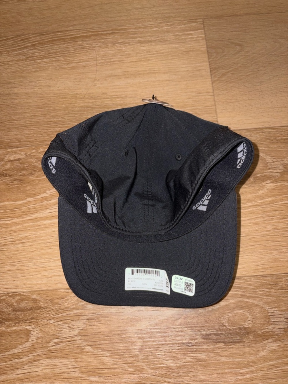 Adidas Men's Gameday III Golf Hat Black L/XL Aeroready Cap Stretch Fit New Tags - Picture 7 of 11